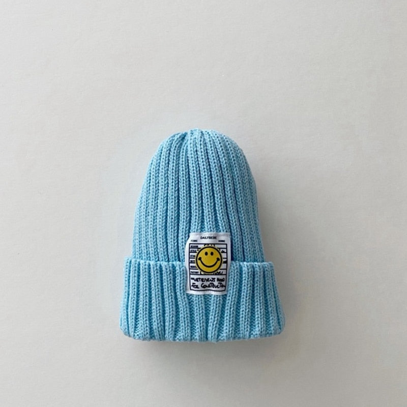 Smiley Patch Beanie