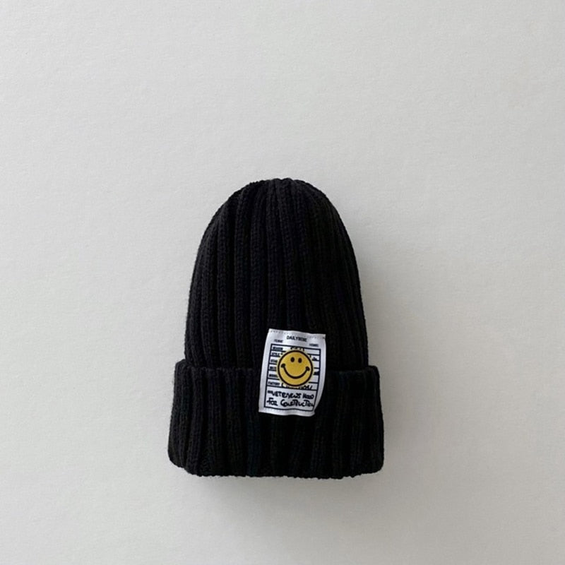 Smiley Patch Beanie