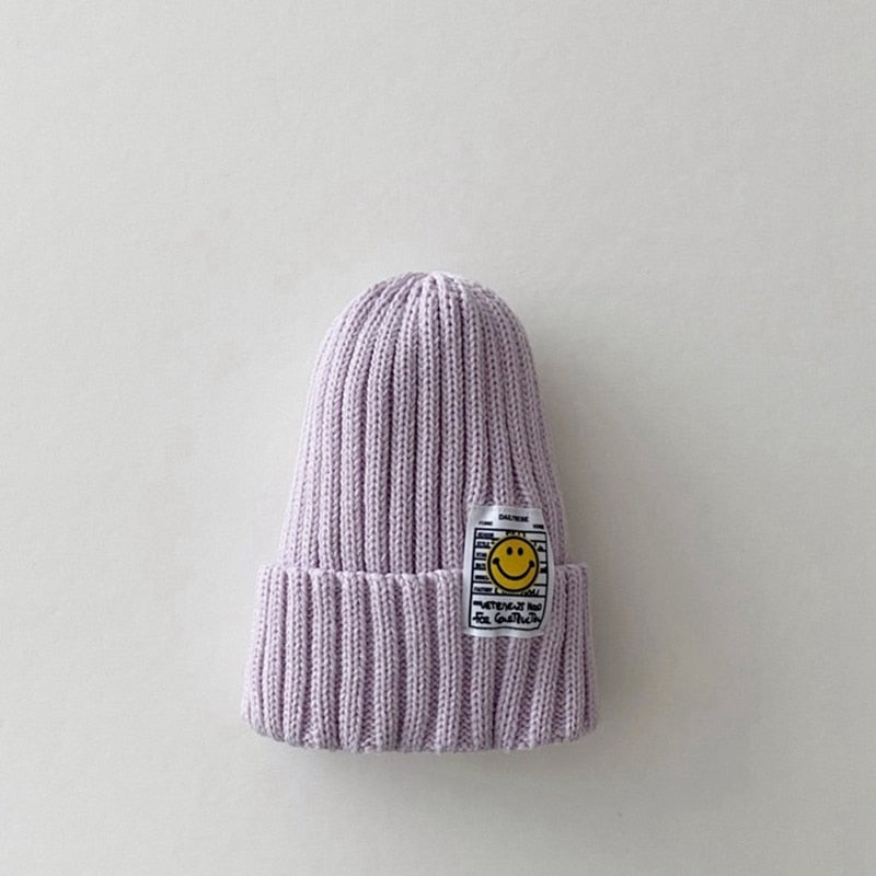 Smiley Patch Beanie