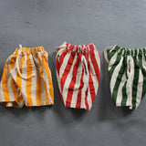 Linen Striped Short