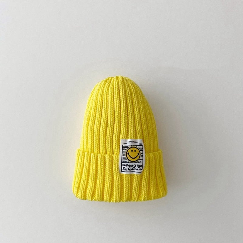 Smiley Patch Beanie