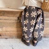 Flower Print Trouser Pants