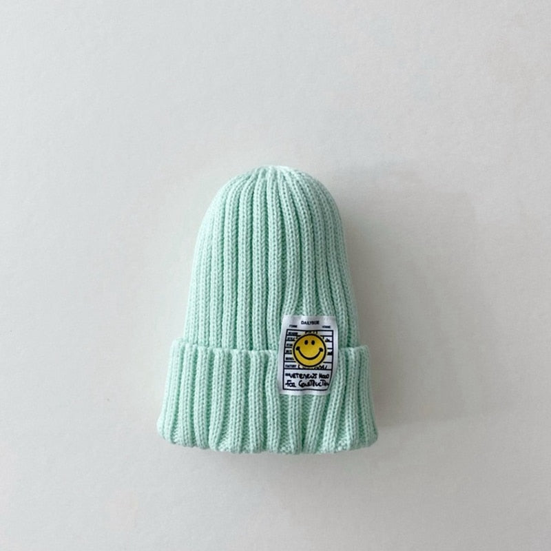 Smiley Patch Beanie