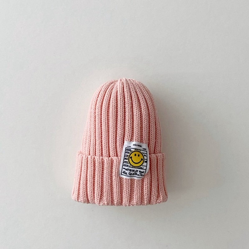 Smiley Patch Beanie